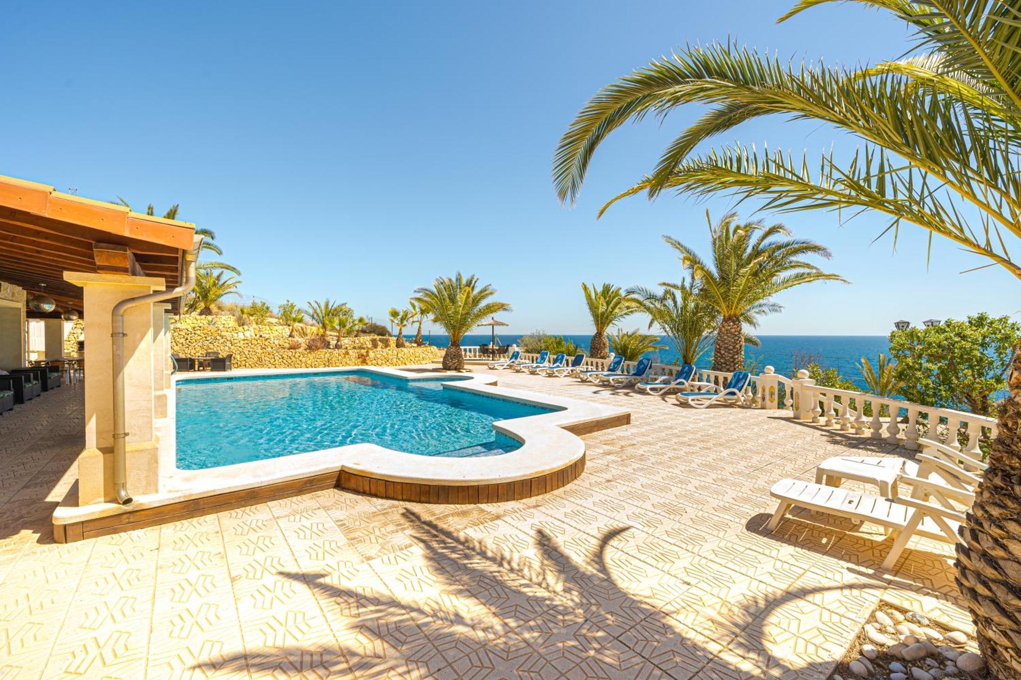 Stunning Villa Carichel Blanc Villajoyosa Exterior foto